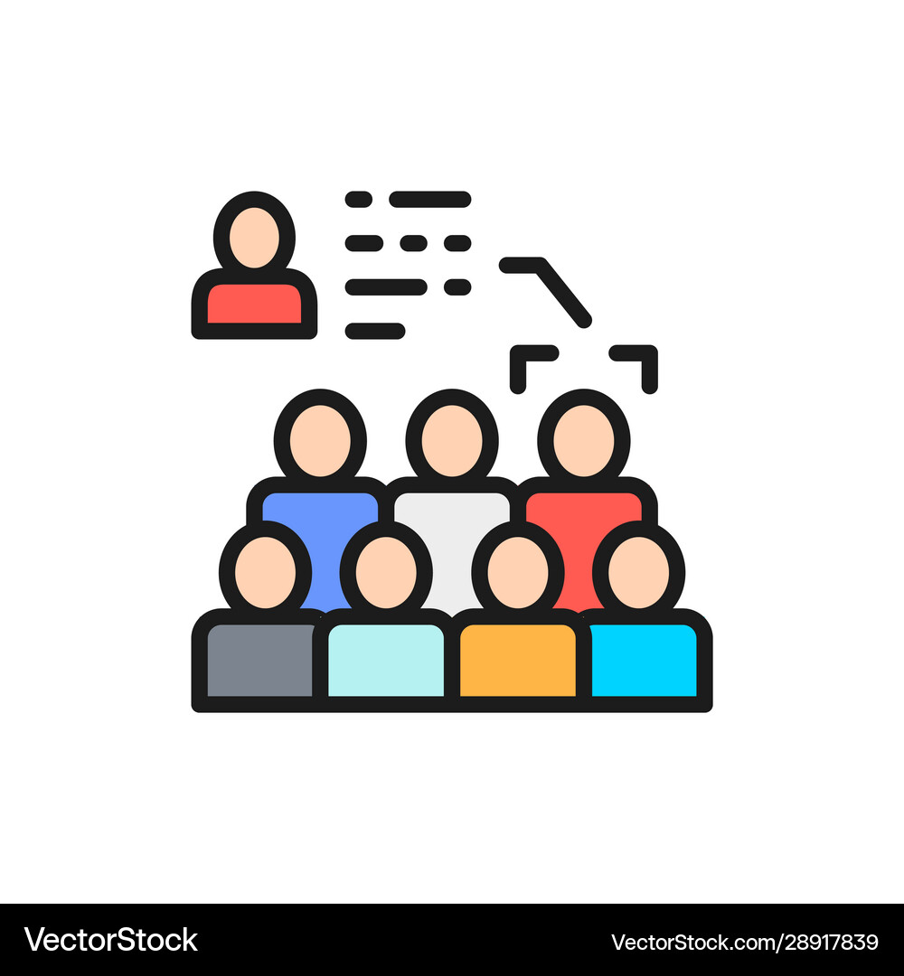 Face recognition in crowd identification Vector Image