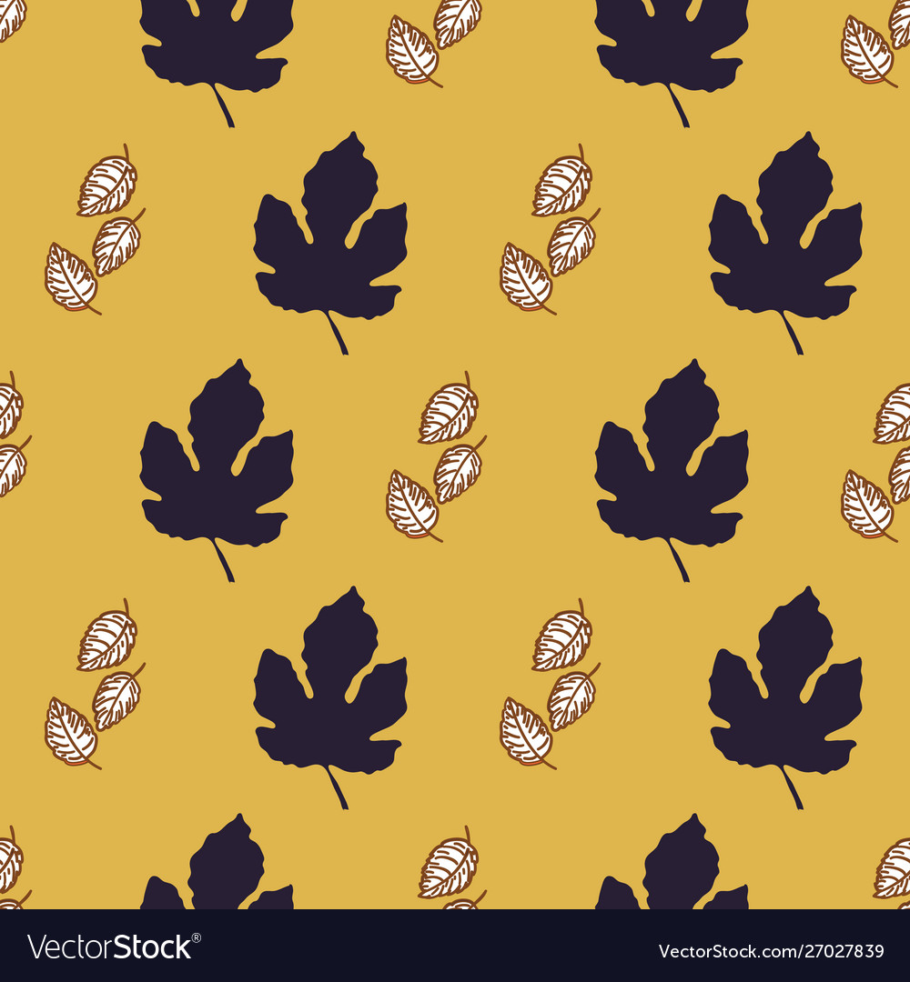 Mustard fall is falling collection repeat pattern