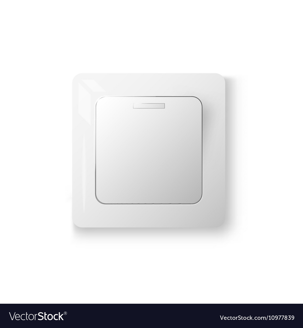 Power switch realistic 3d object