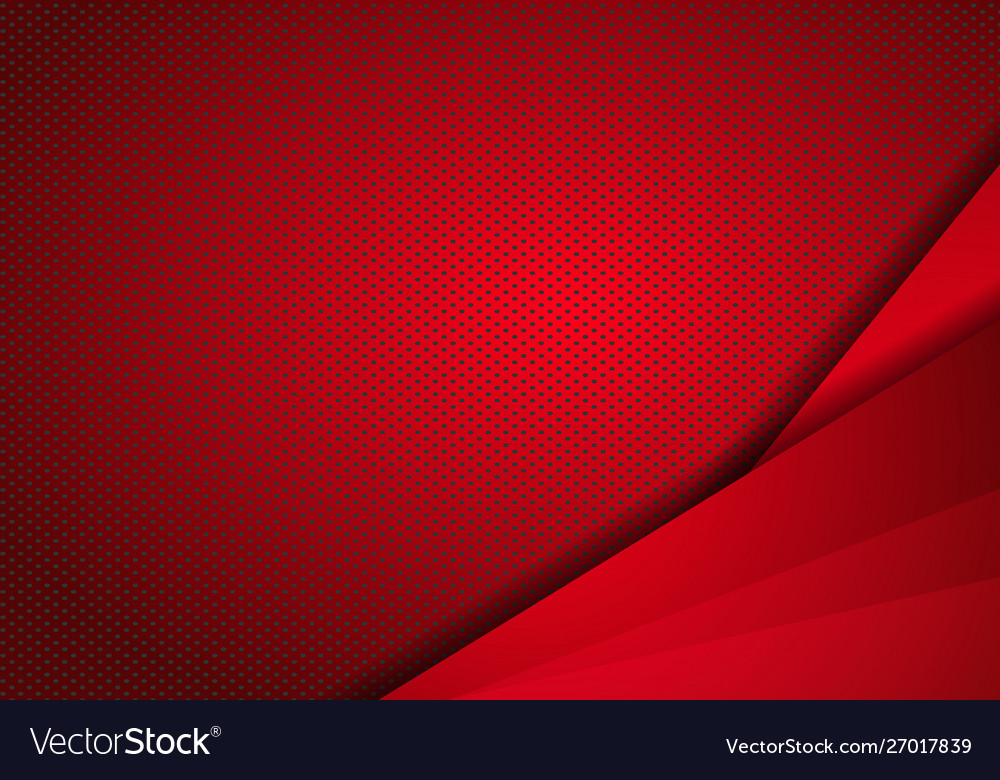 Red modern technology design background with dots