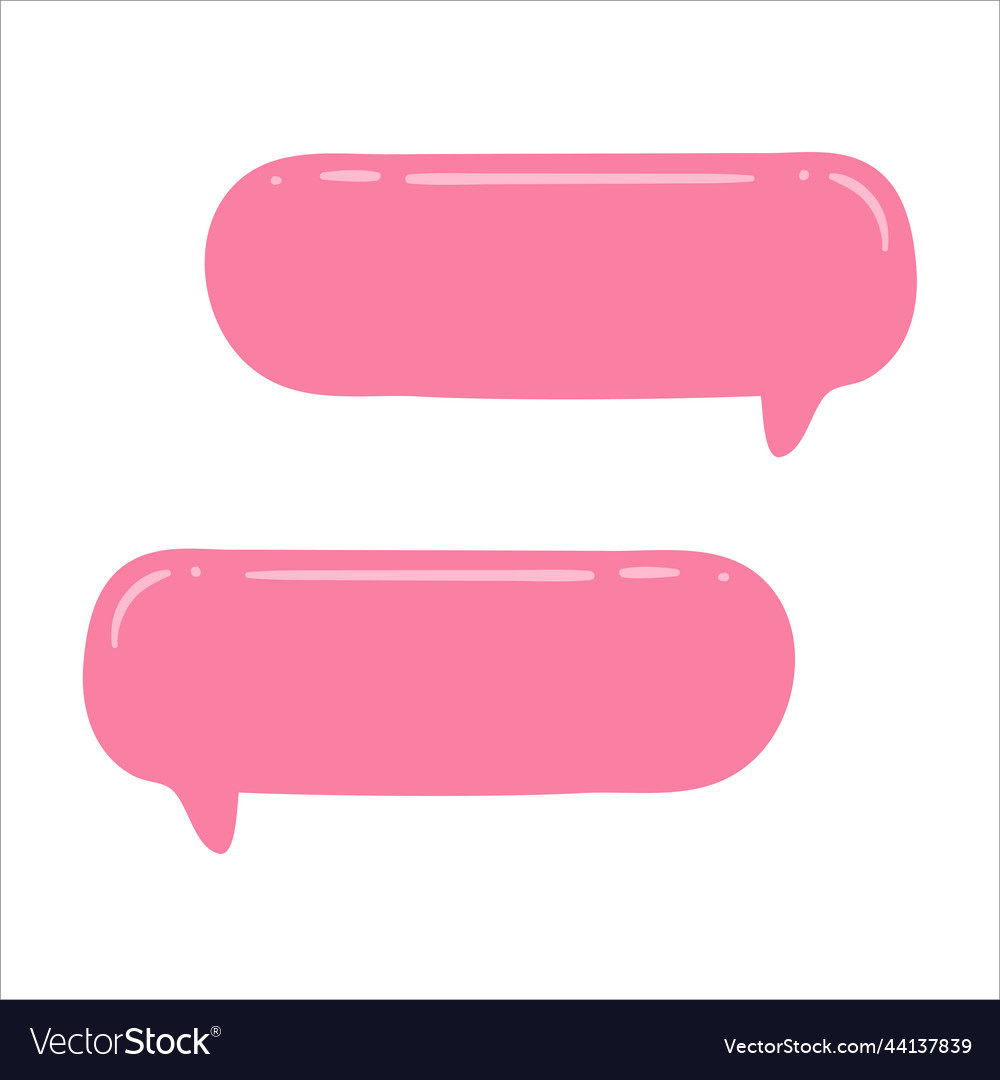 Speech bubble for entering conversation messages Vector Image Speech bubble for entering conversation messages