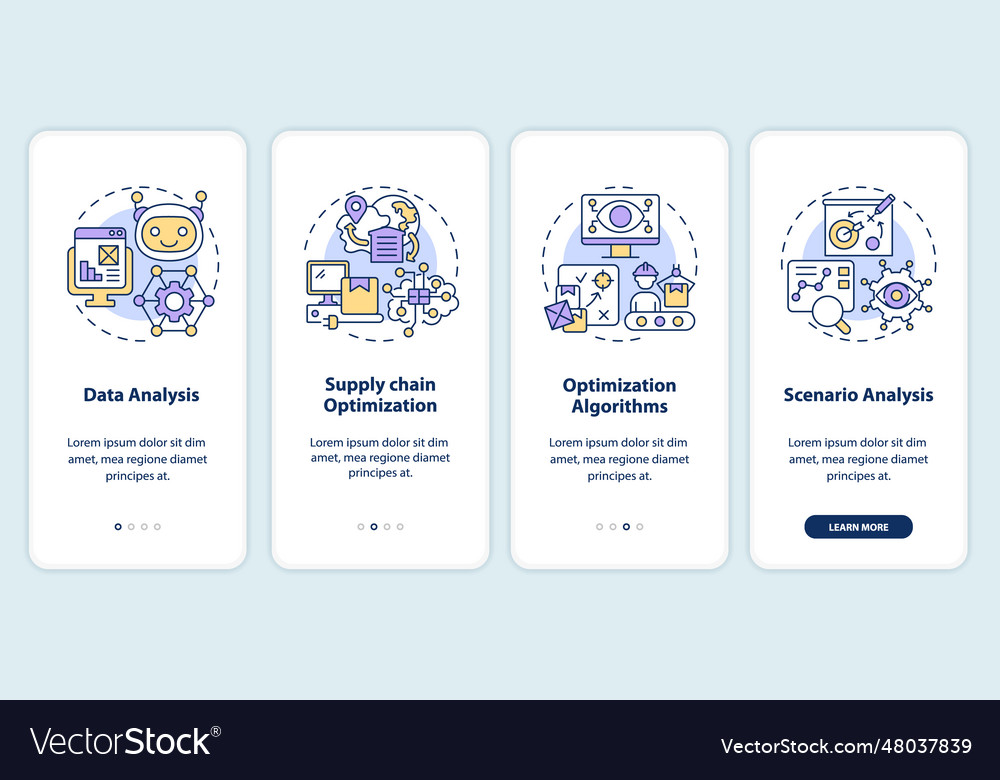 Walkthrough overproduction with linear icons