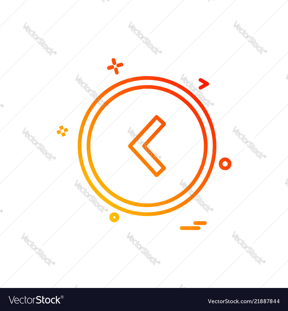 Arrow icon design vector image Arrow icon design