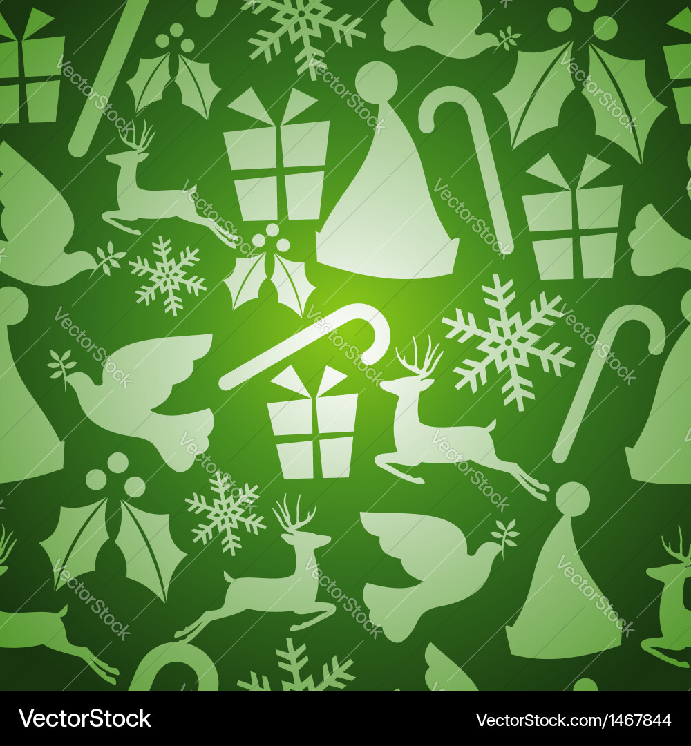 Christmas seamless pattern Royalty Free Vector Image