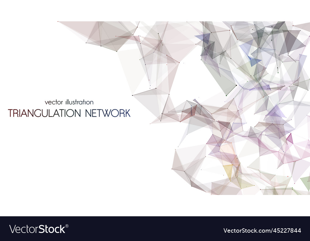 Connection to the global network abstract lines vector image Connection to the global network abstract lines