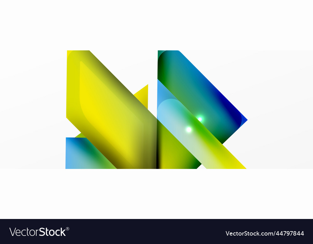 Dynamic 3d geometric abstract background Vector Image Dynamic 3d geometric abstract background
