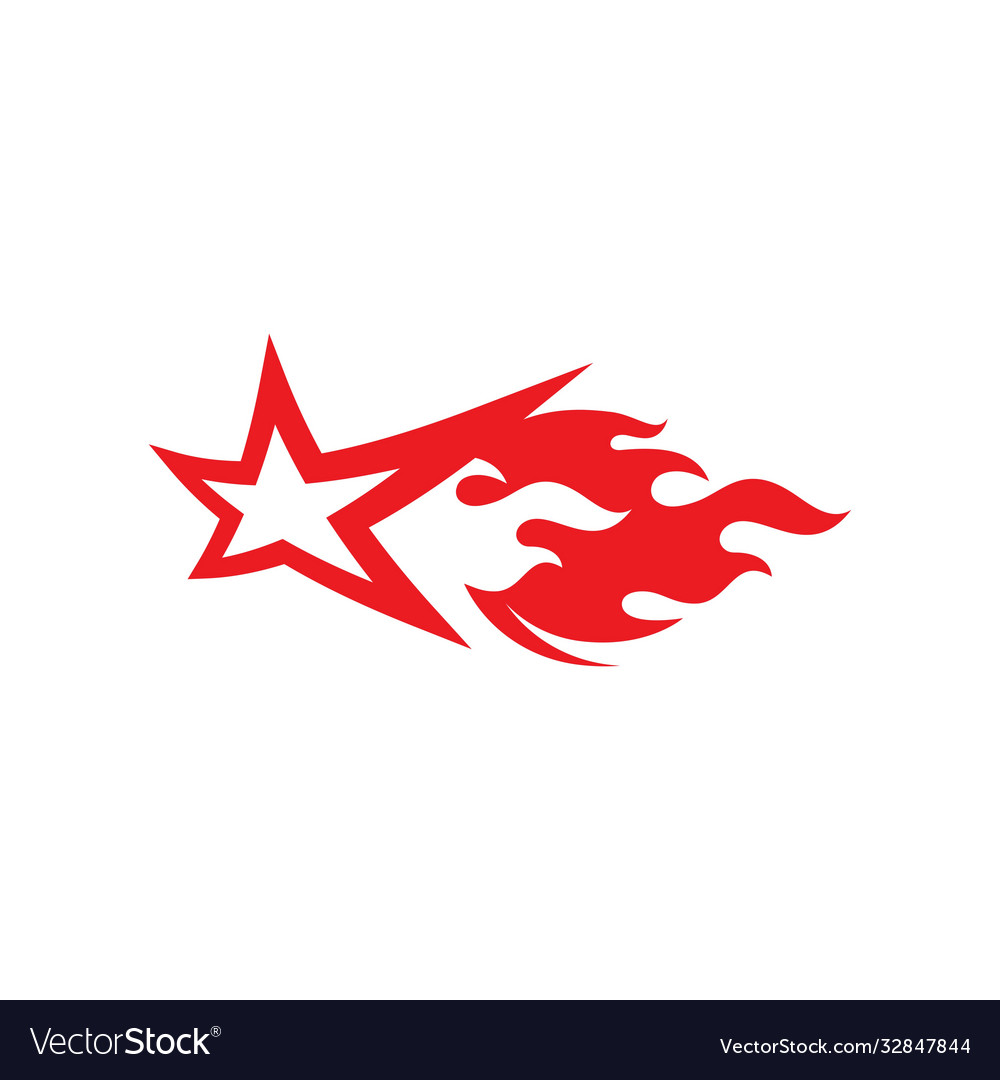 Flame icon fire design