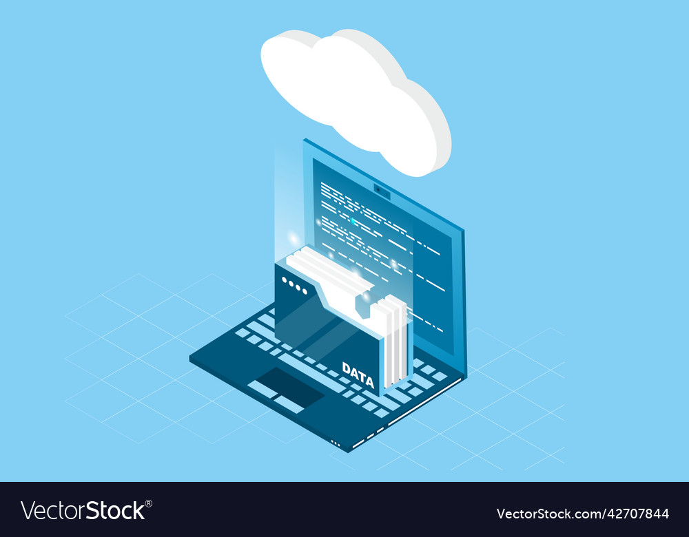 Isometric cloud technology with folder data