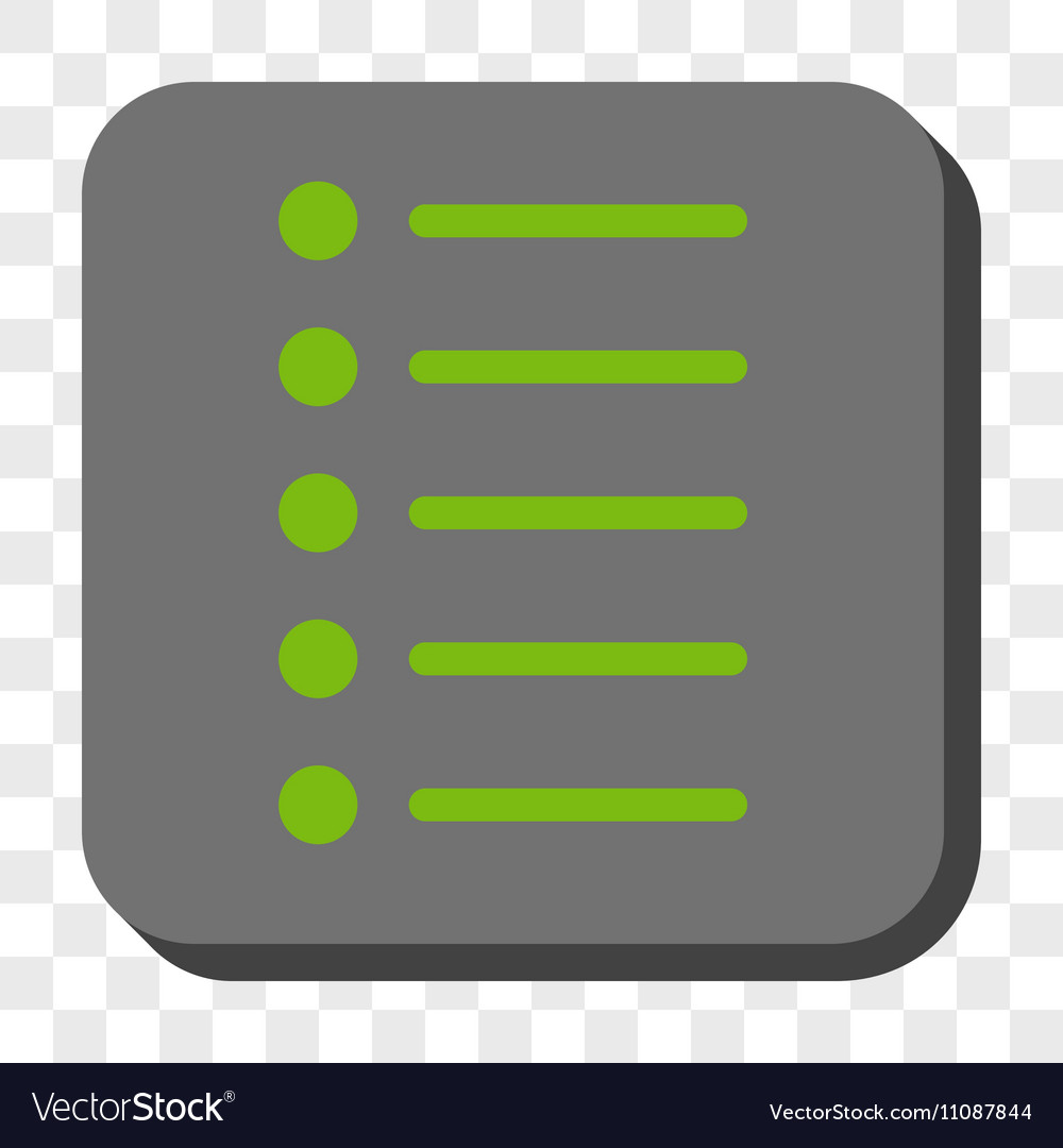 Items rounded square button