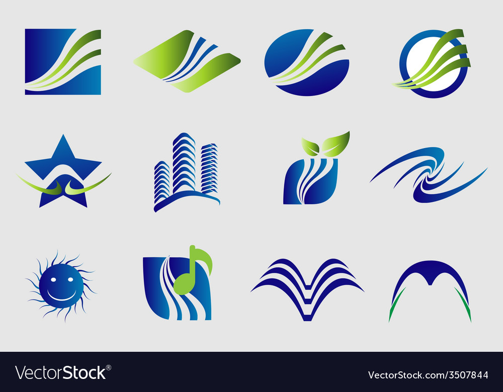 Set of design elements