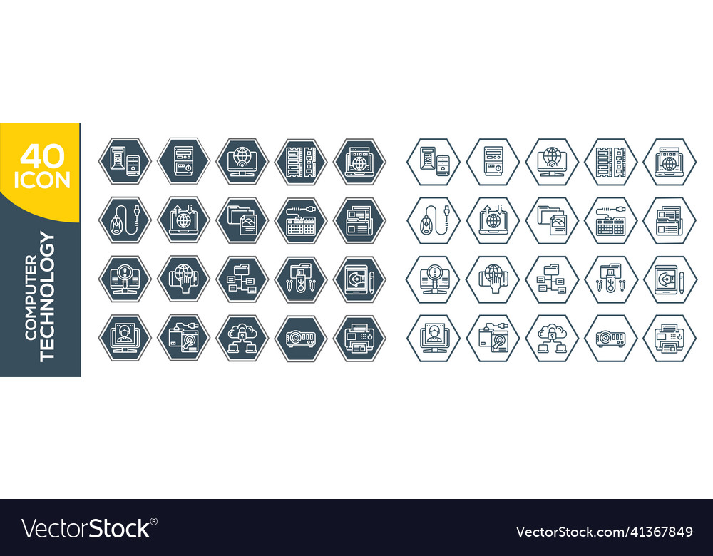 Electronics and devices related line icon set
