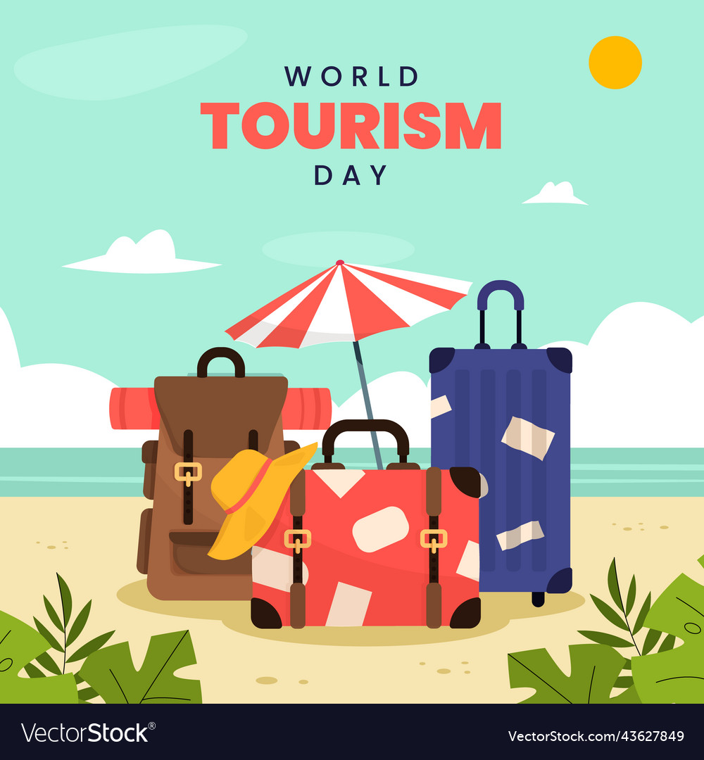 Flat for world tourism day