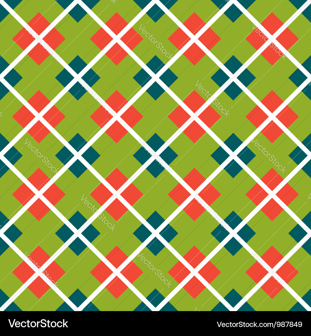 Seamless squares pattern Royalty Free Vector Image