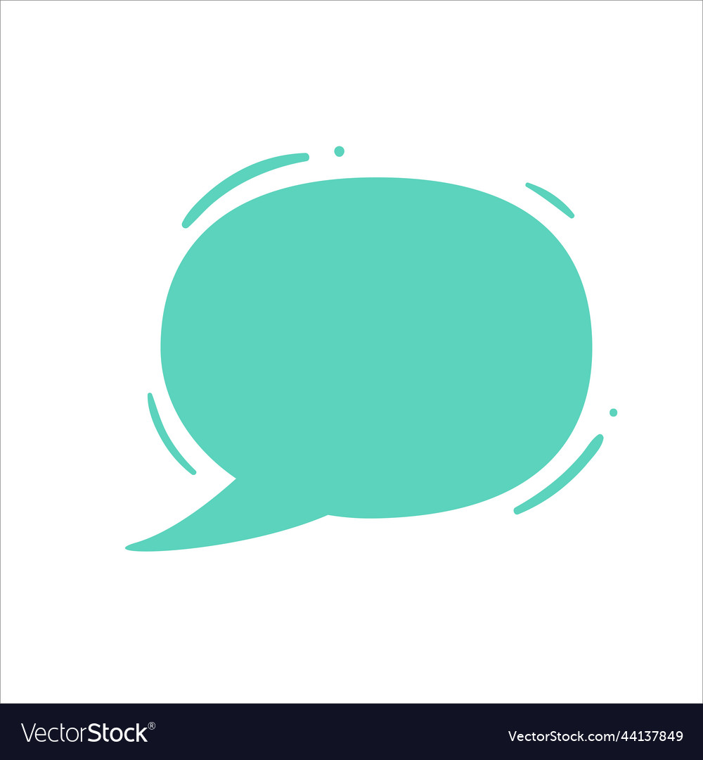 Speech bubble for entering conversation messages Vector Image Speech bubble for entering conversation messages