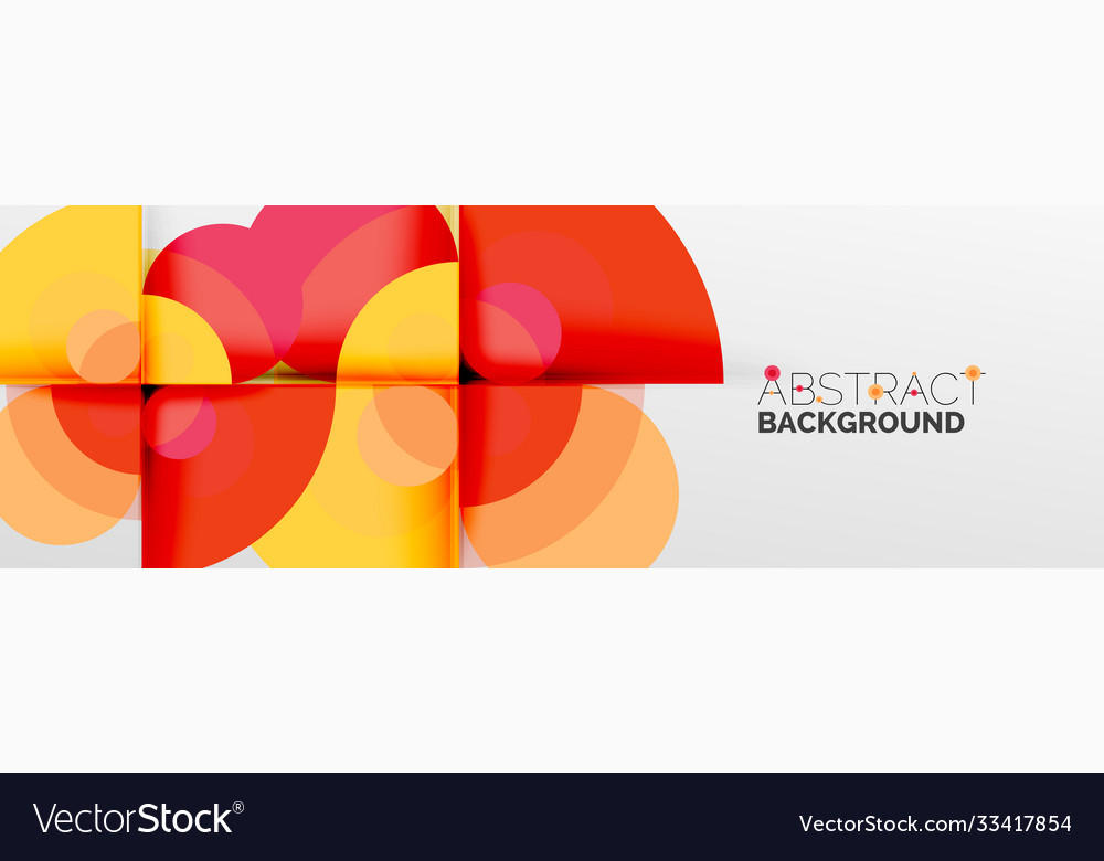 Bright Color Circle Abstract Background