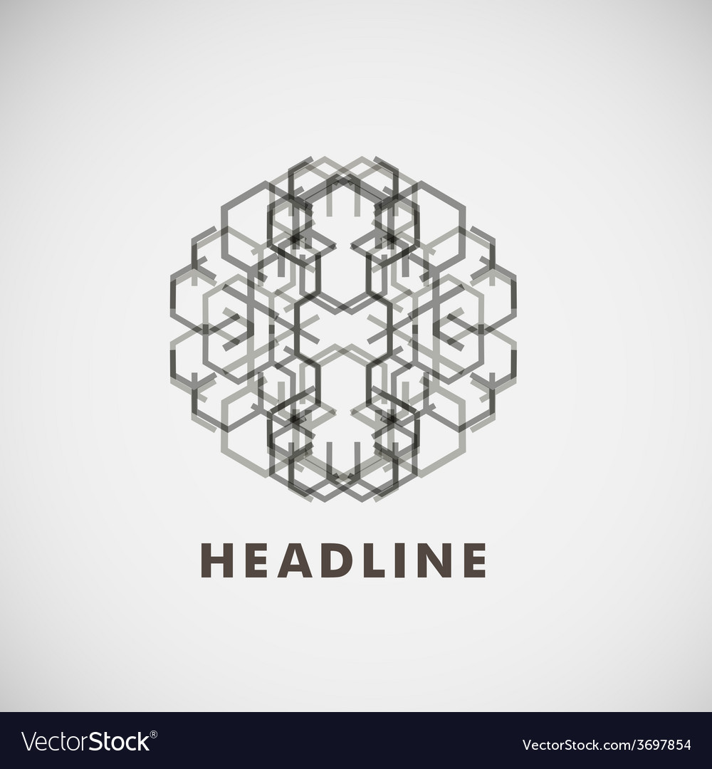 Colored broken lines on a light background
