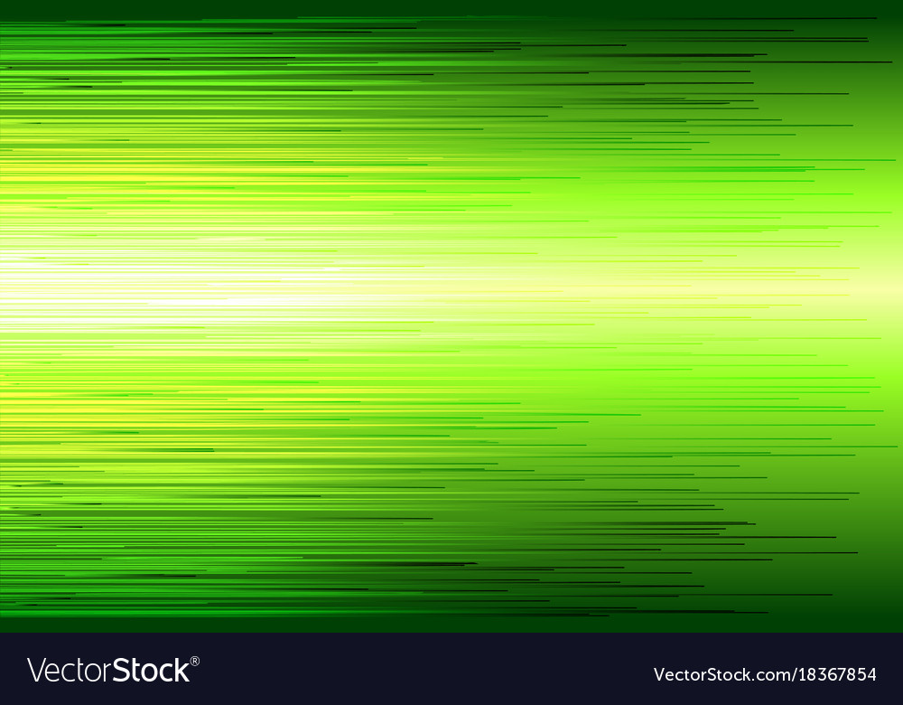 Dynamic Green Speed Lines Background