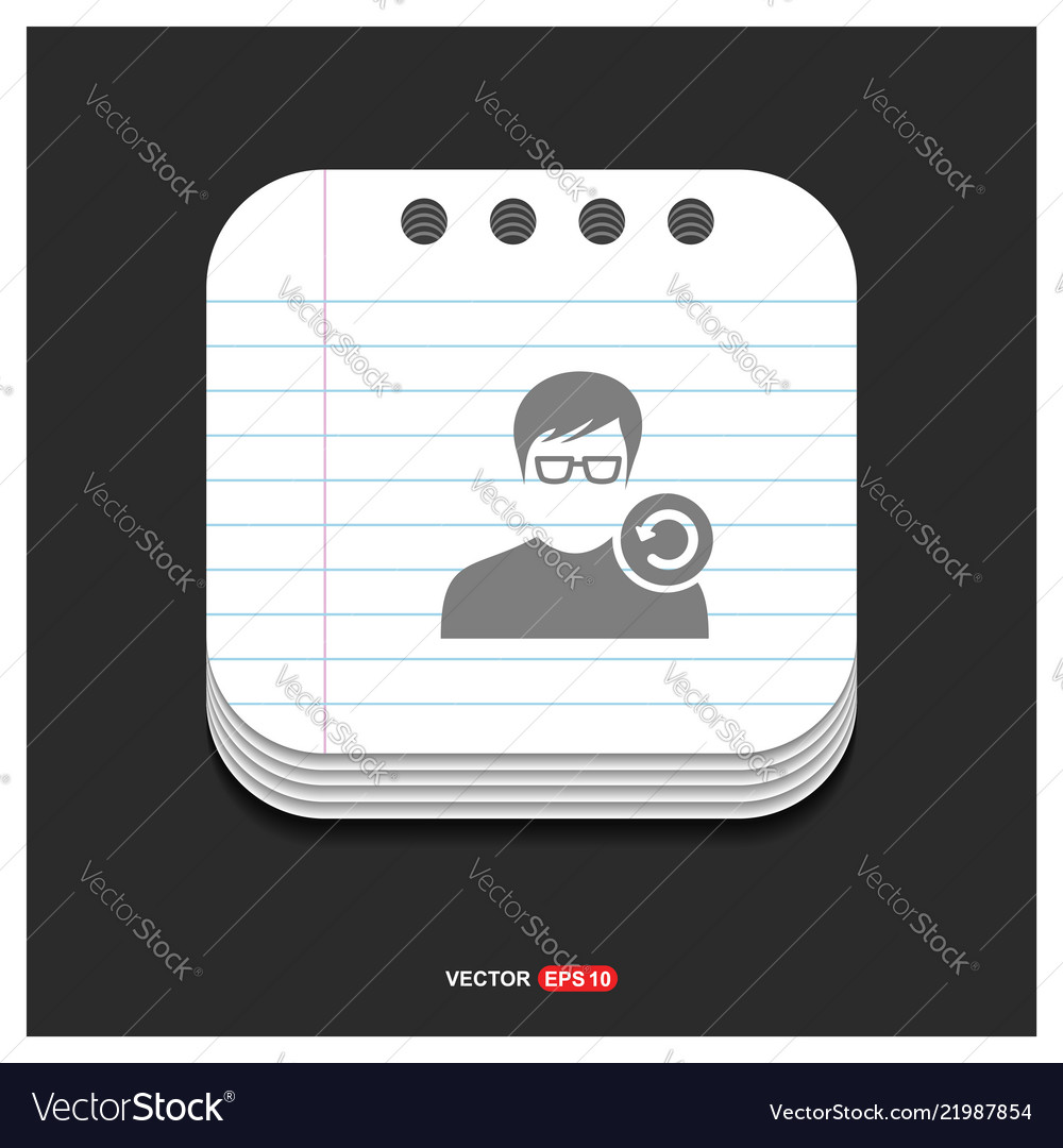 Reload user icon gray on notepad style