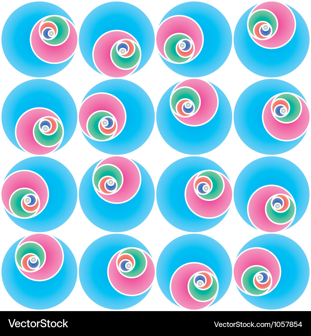 Seamless circles pattern Royalty Free Vector Image