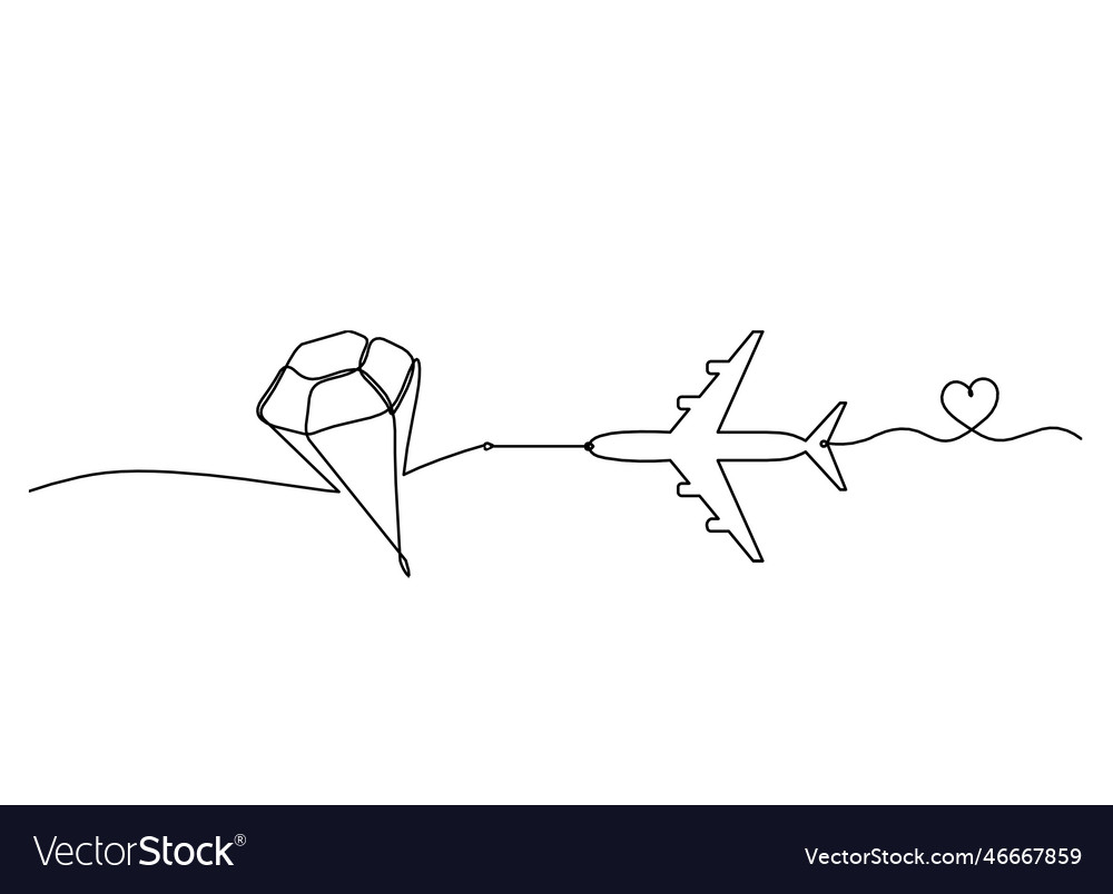 Abstract crystal with plane as continuous lines