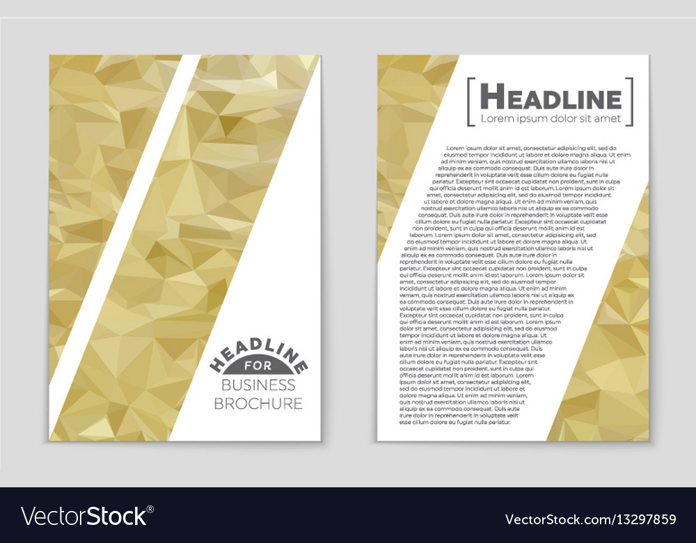 Abstract layout background set for art