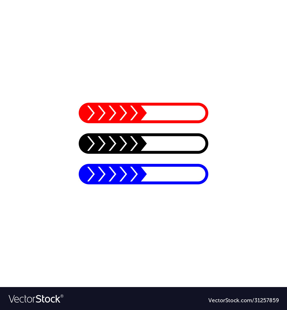 Loading process logo set icon