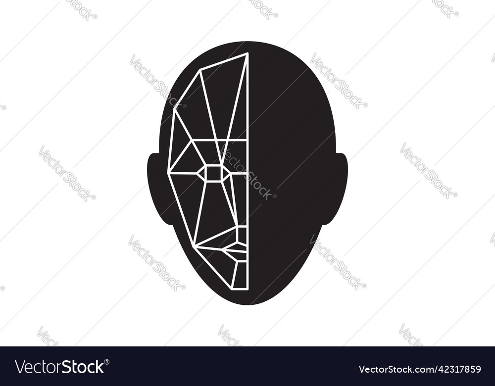 Recognition icon identity system recognize Vector Image Recognition icon identity system recognize