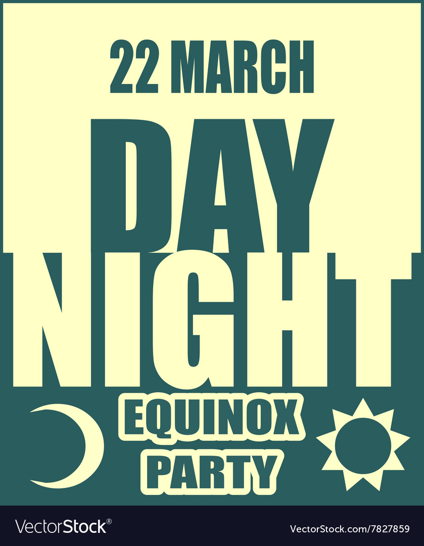 Spring equinox day party banner
