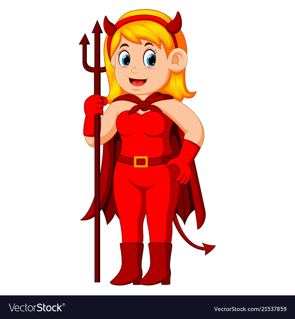 Red devil Royalty Free Vector Image - VectorStock