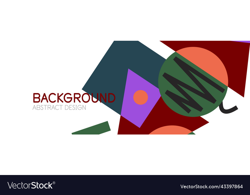Abstract background blocks lines triangles