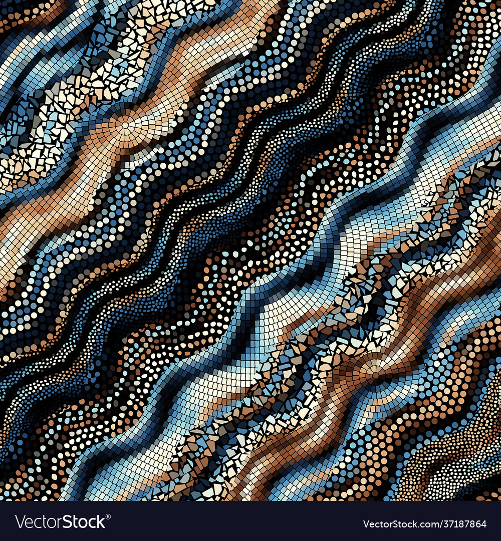 Abstract Mosaic Pattern Background