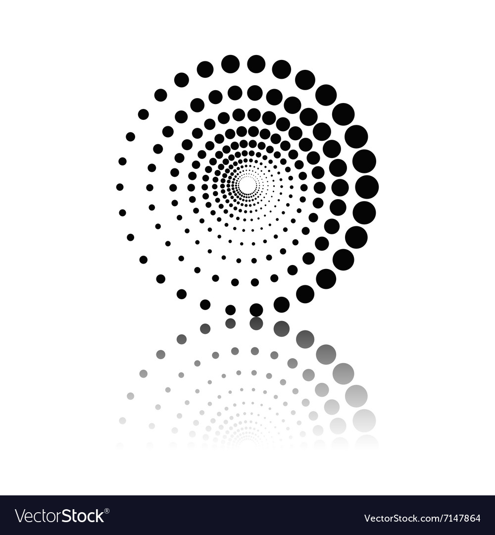 Abstract technology circles element