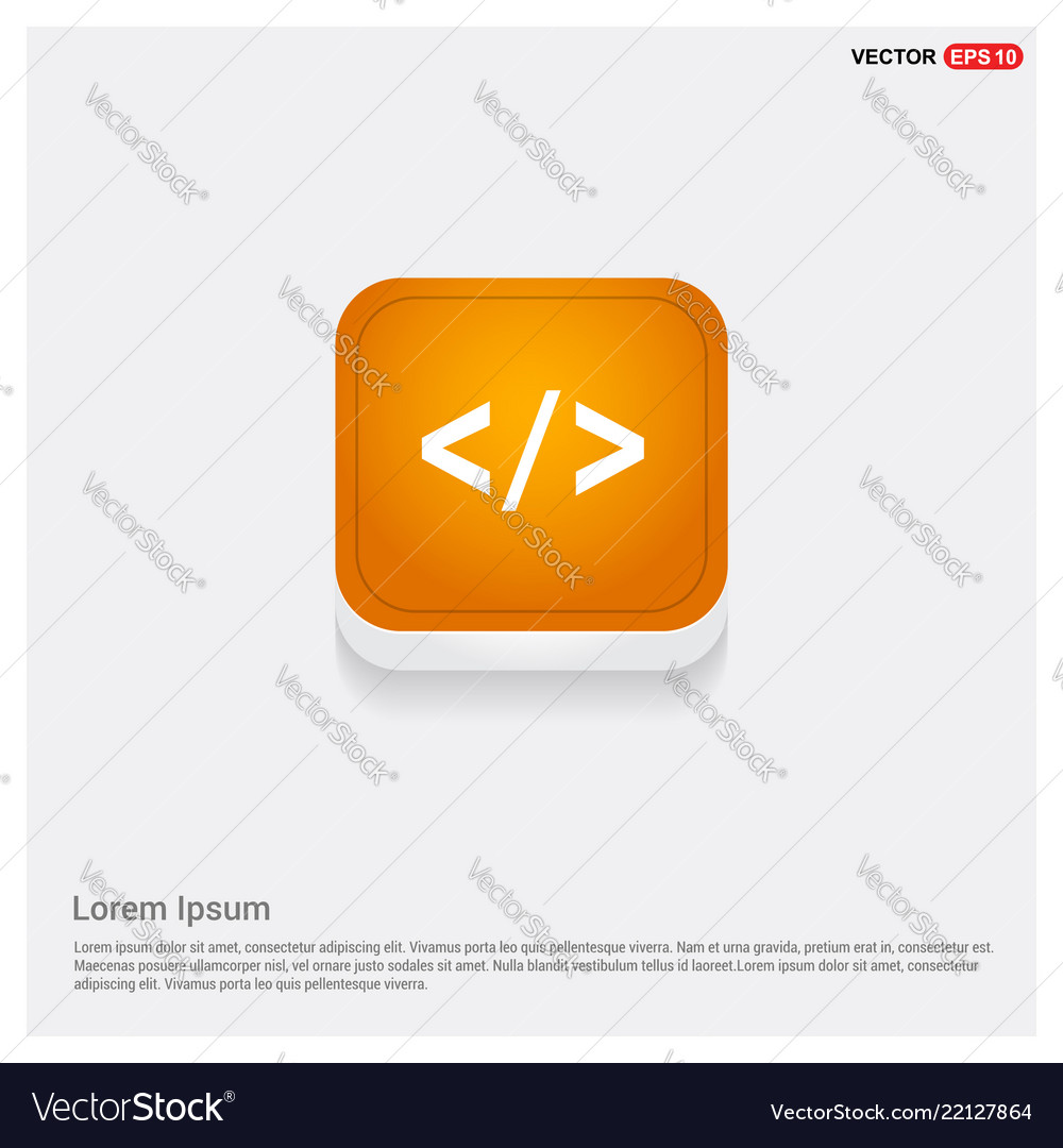 Code icon vector image Code icon