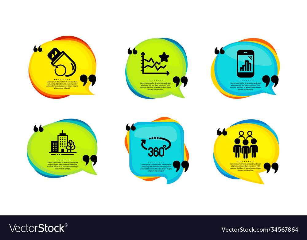 Flash memory graph phone and skyscraper buildings vector image Flash memory graph phone and skyscraper buildings
