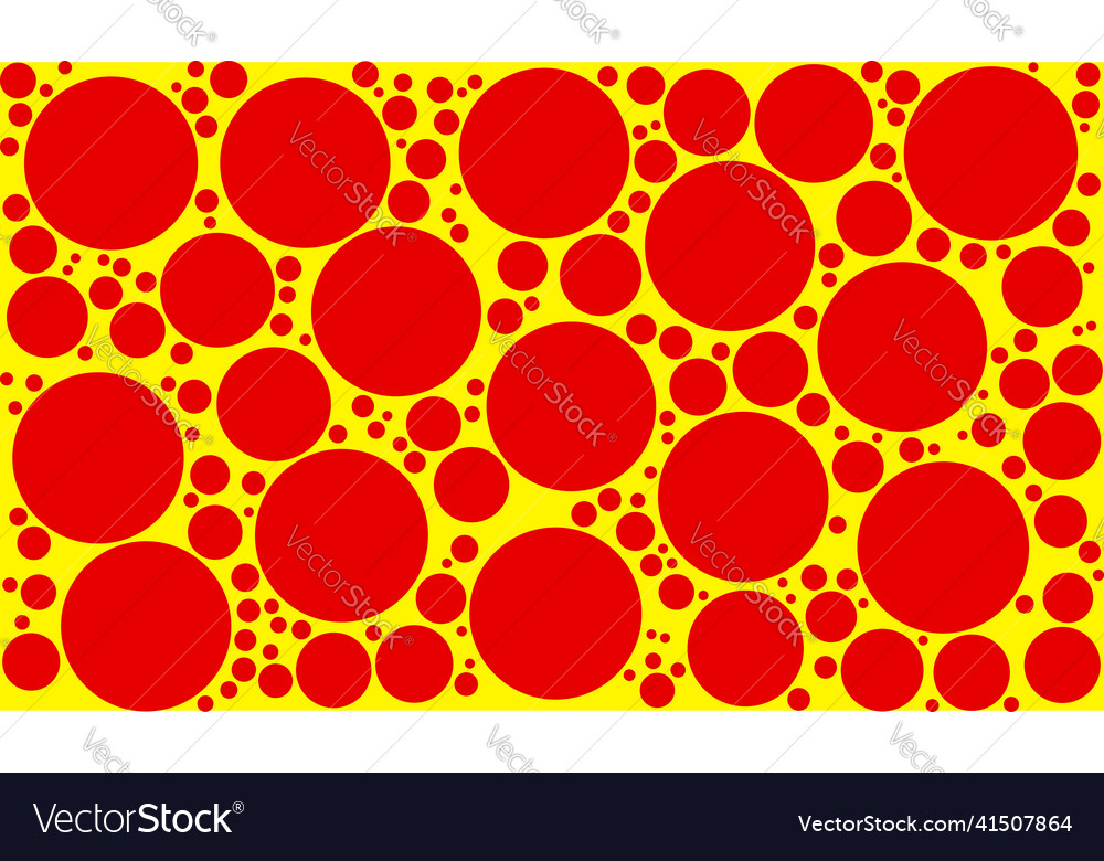 Pop art polka dot circles dotted random pattern
