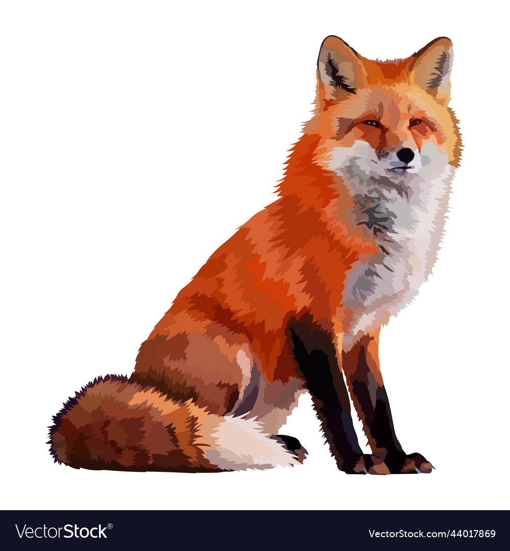 Fox realistic icon