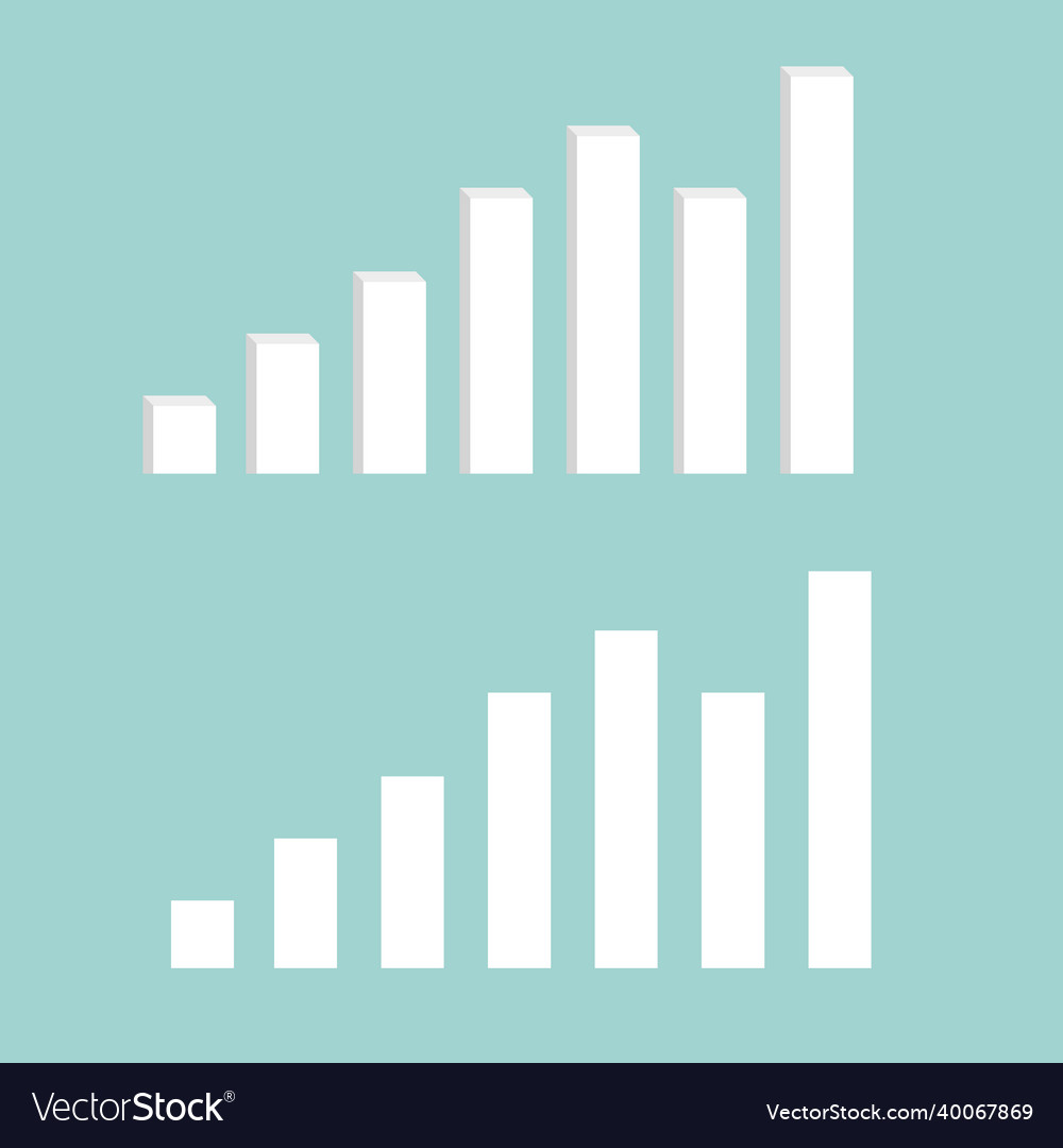 Graphs and charts set statistic data vector image Graphs and charts set statistic data