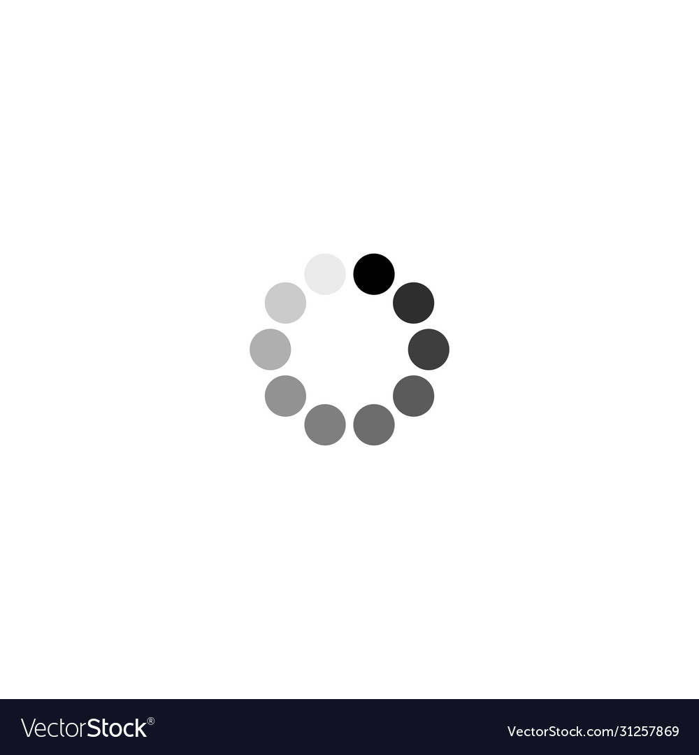 Loading process logo set icon
