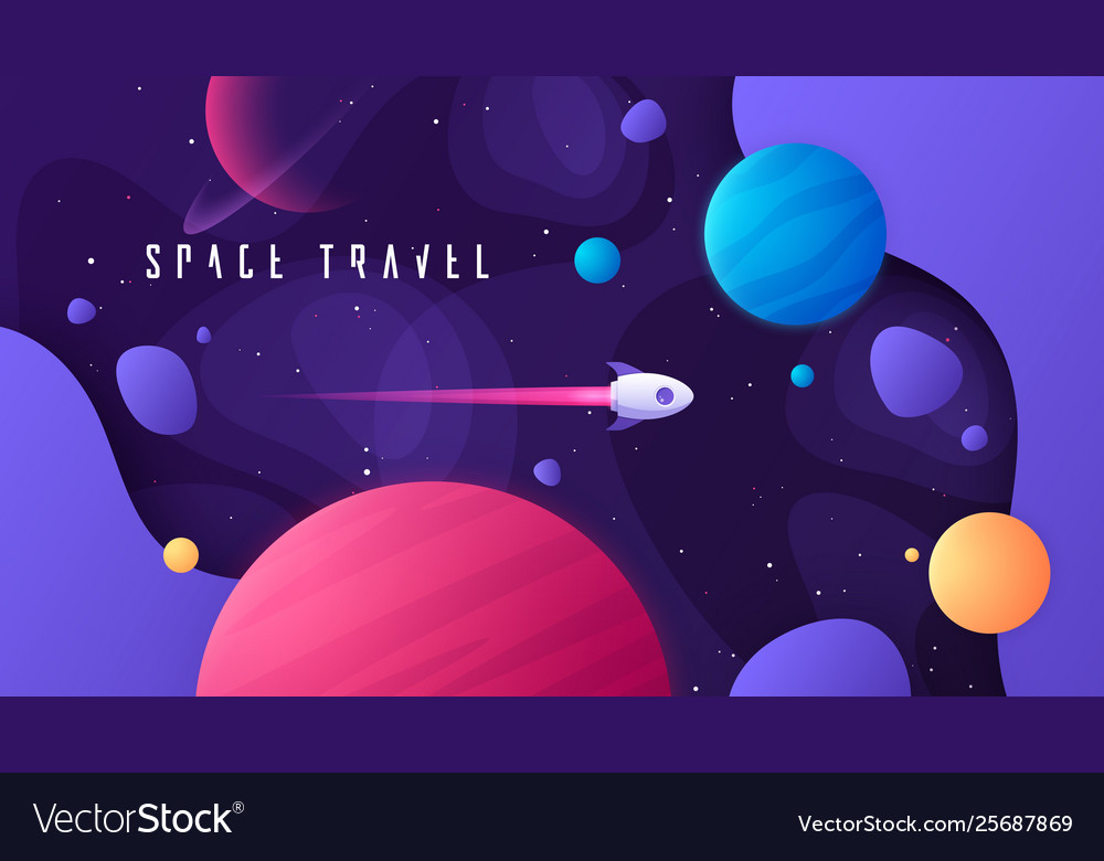 On topic outer space vector image On topic outer space