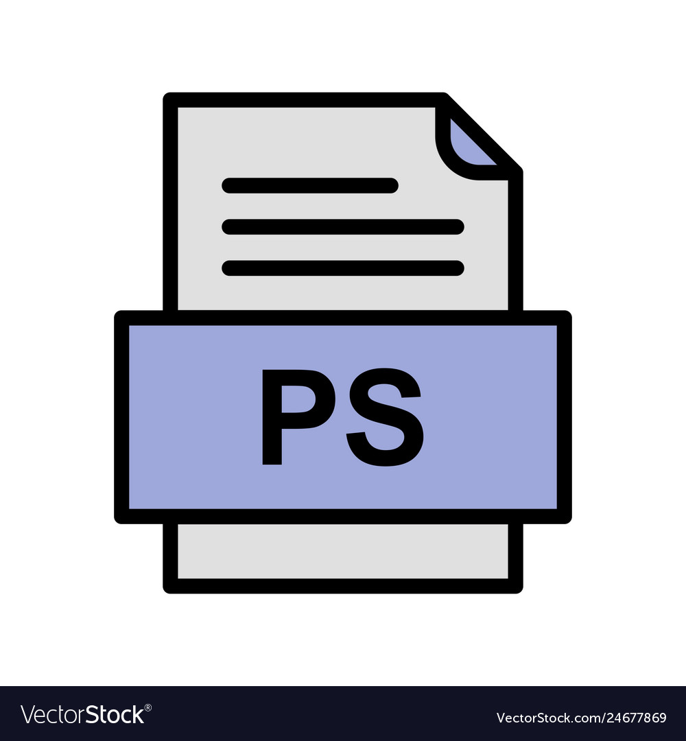 Ps file document icon