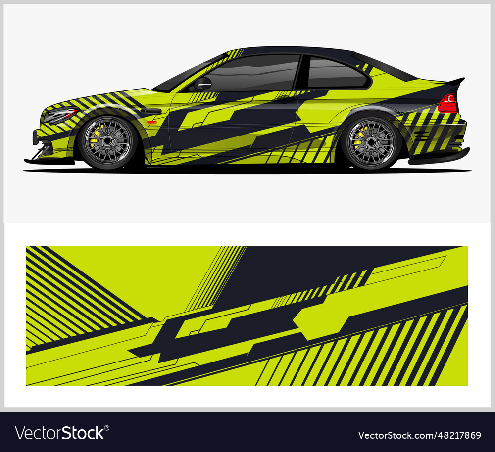 Racing Flag Car Wrap