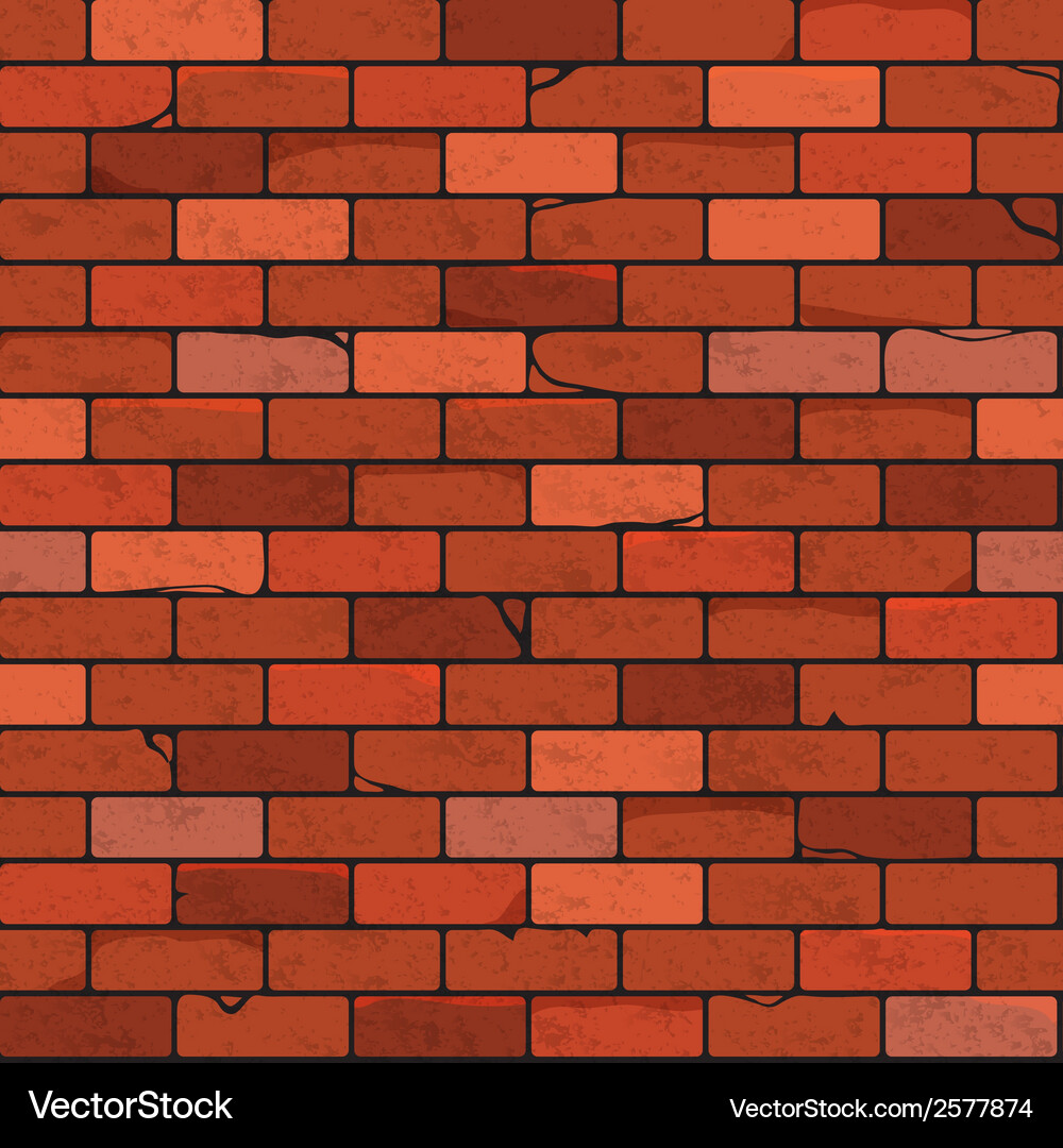 Brick wall seamless patterns Royalty Free Vector Image
