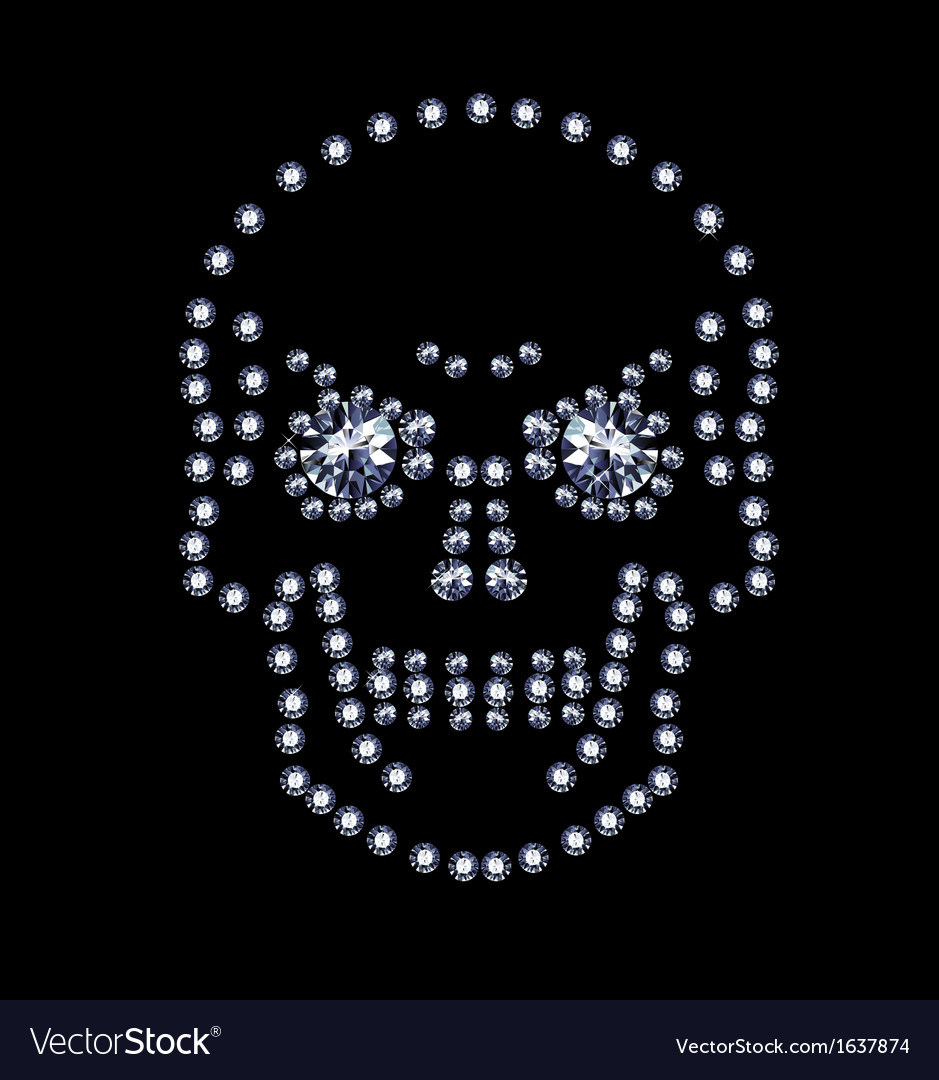 Diamond skull