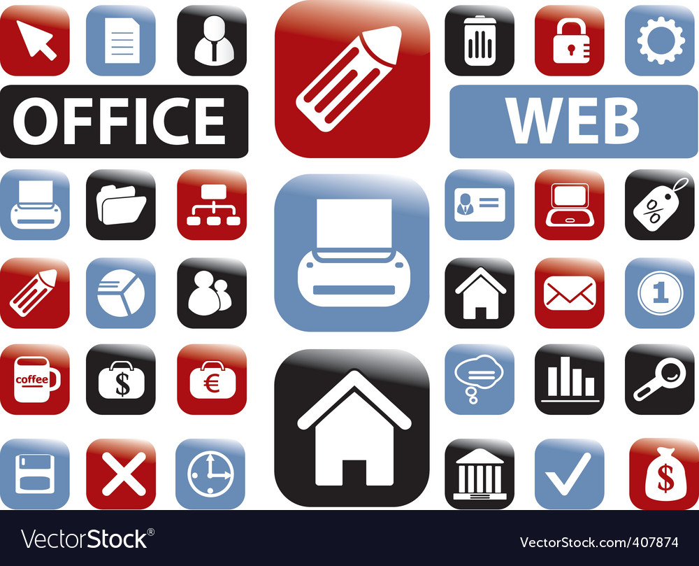 Office Buttons Collection