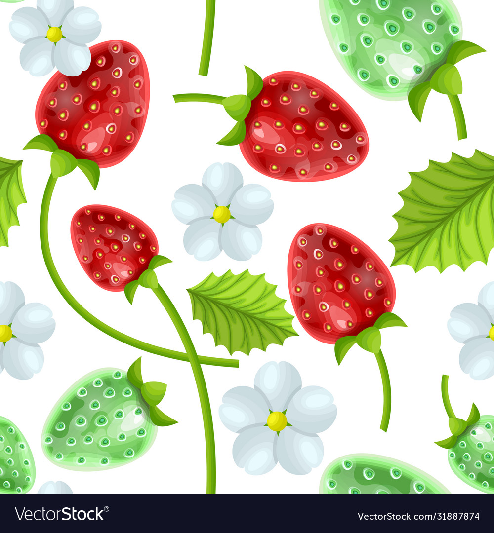 Seamless endless botanical pattern with flowers