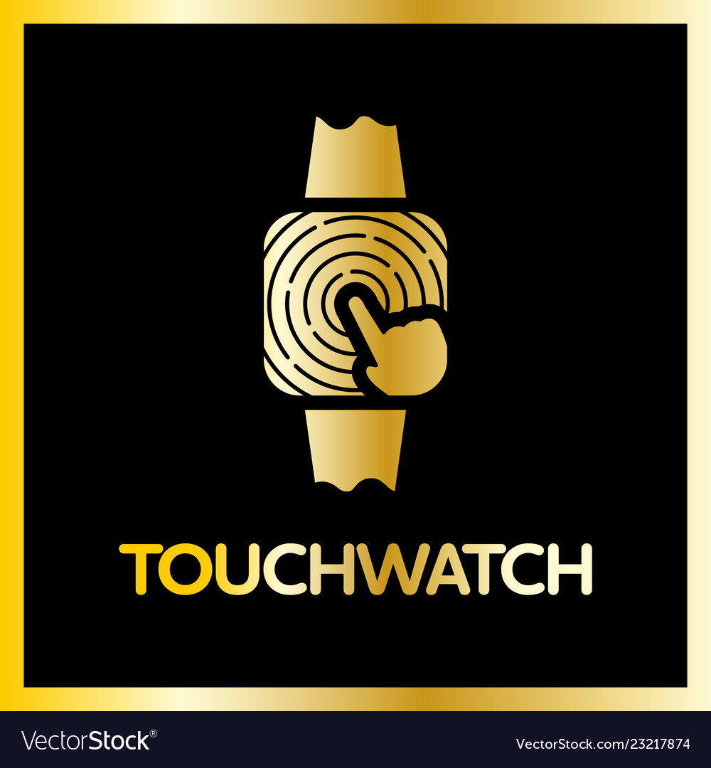 Touch quadratische Uhr App Logo