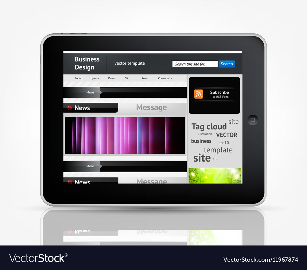 Website template