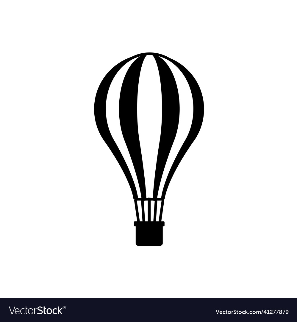 Balloon icon isolated on white sign and symbol Vector Image