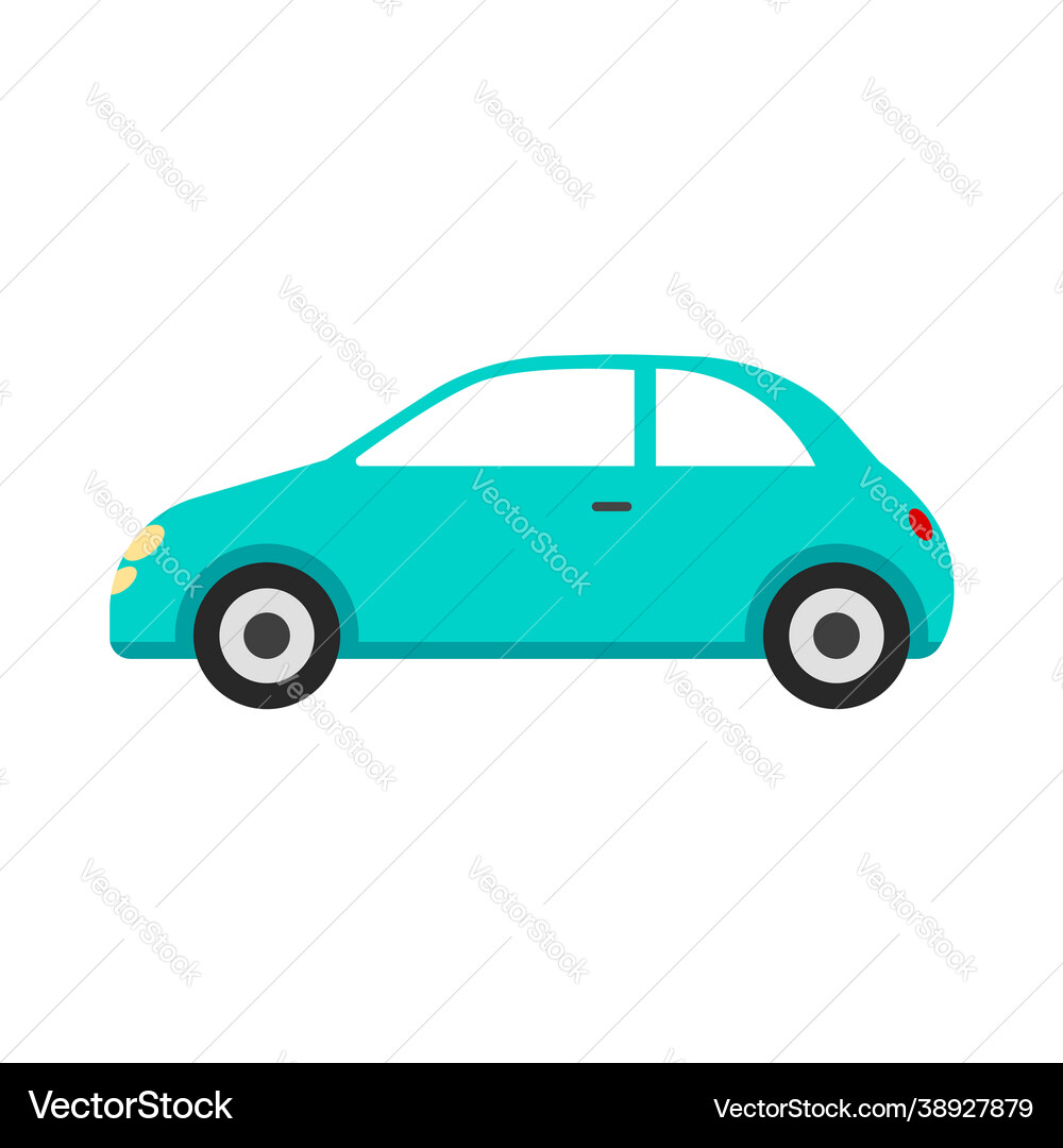 Car flat design Royalty Free Vector Image - VectorStock