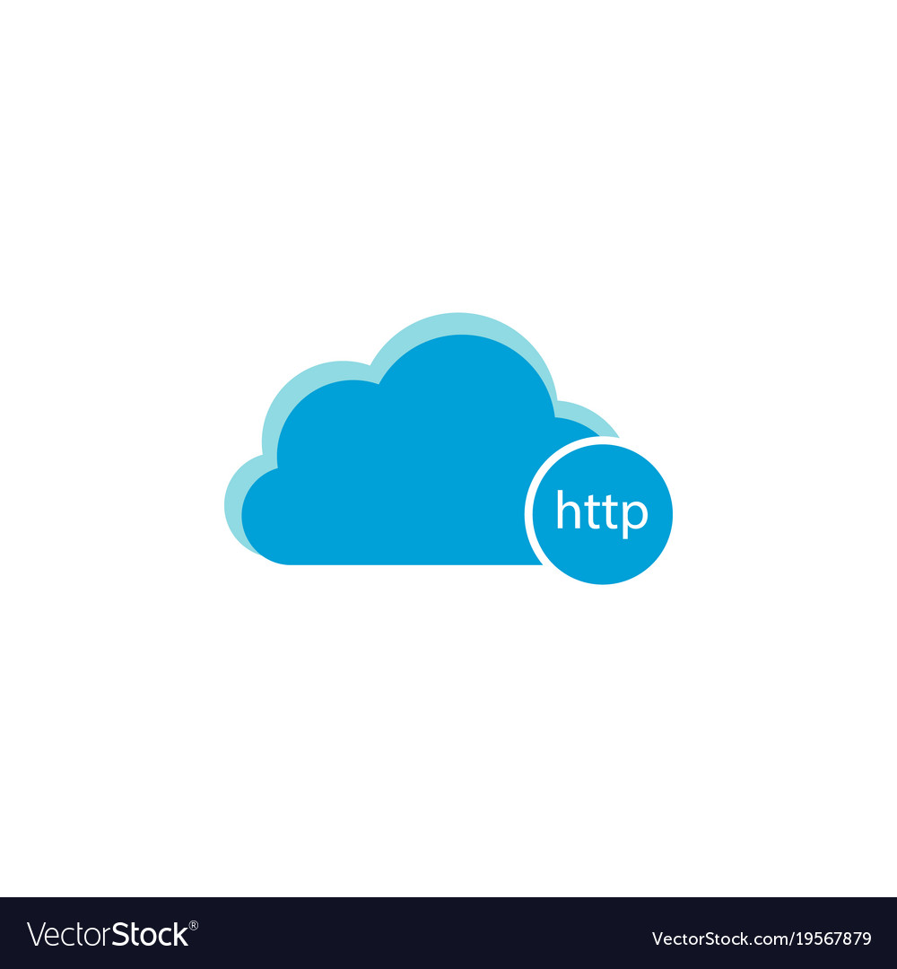 Cloud computing icon http web site